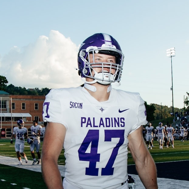 Jacob Hanson, #47 Furman University Paladins, active D1 football player and SSS coach